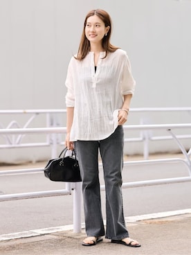 「WOMEN」｜minamiさん（レディース・165cm）の春コーディネート
