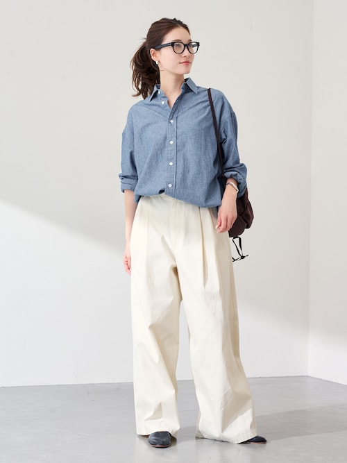 2026 FRAMeWORK名品！ダンガリーシャツ新品未使用スピックアンドスパン FRAMeWORK｜≪追加≫ダンガリーシャツ 3 | Rakuten Fashion(楽天