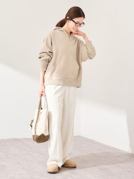 「FRAMeWORK（フレームワーク）のアイテム」を使った、minamiさん（レディース・165cm）の冬コーディネート