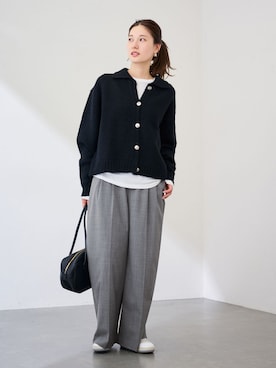 「FRAMeWORK（フレームワーク）のアイテム（バッグ）」を使った、minamiさん（レディース・165cm）の冬コーディネート