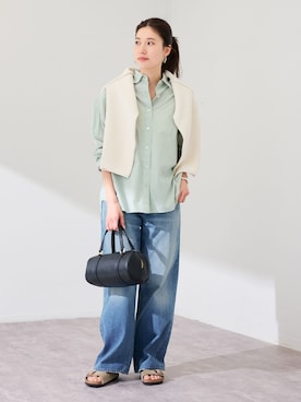 「FRAMeWORK（フレームワーク）のアイテム（トップス）」を使った、minamiさん（レディース・165cm）の冬コーディネート