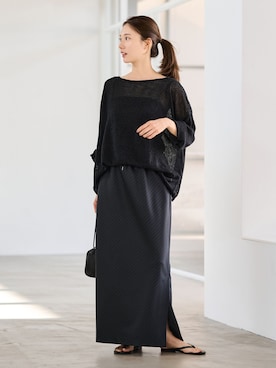 「FRAMeWORK（フレームワーク）のアイテム（バッグ）」を使った、minamiさん（レディース・165cm）の冬コーディネート