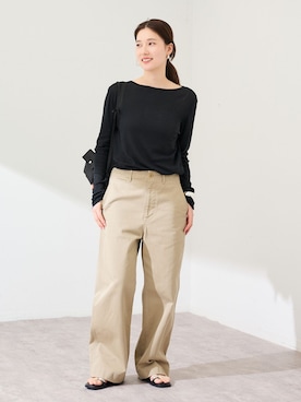 「FRAMeWORK（フレームワーク）のアイテム（トップス）」を使った、minamiさん（レディース・165cm）の冬コーディネート