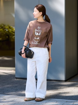 「FRAMeWORK（フレームワーク）のアイテム（バッグ）」を使った、minamiさん（レディース・165cm）の冬コーディネート