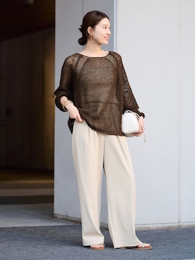 「ミニボストン」｜minamiさん（レディース・165cm）の冬コーディネート