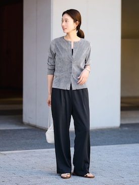 「FRAMeWORK（フレームワーク）のアイテム（バッグ）」を使った、minamiさん（レディース・165cm）の冬コーディネート