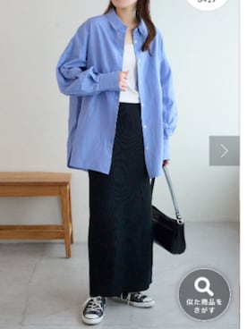 「アイテム（Tシャツ/カットソー）」を使った、yoshitakeさん（レディース・110cm）の秋コーディネート