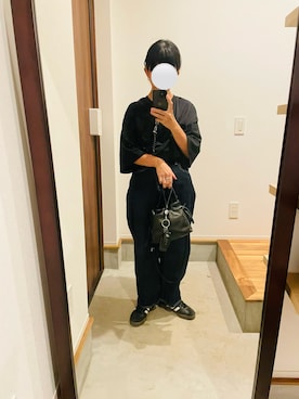 「evernavy（エバーネイビー）のアイテム」を使った、mi.oさん（レディース・152cm）の秋コーディネート