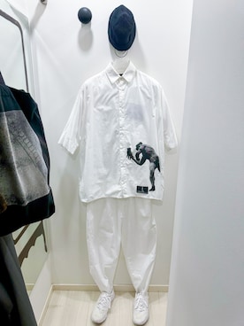 「th products（ティーエイチプロダクト）のアイテム」を使った、iinioiさん（メンズ・170cm）の夏コーディネート