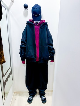 「th products（ティーエイチプロダクト）のアイテム」を使った、iinioiさん（メンズ・170cm）の秋コーディネート