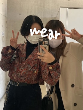 「アイテム（ライダースジャケット）」を使った、みゆきさん（レディース・155cm・10代）の秋コーディネート