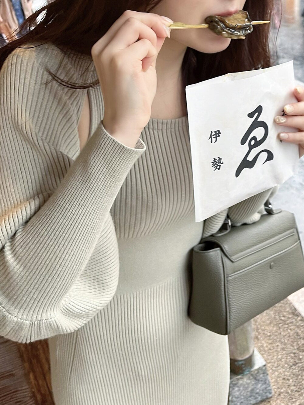 Snidel サステナブル レイヤードニットワンピース Snidel サステナブル レイヤードニットワンピース SNIDEL（スナイデル