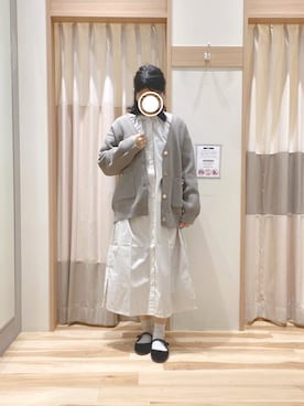 「いいね&フォロー よろしくお願いします☺︎」｜「アイテム（ワンピース/ドレス）」を使った、344.☺︎さん（レディース・160cm）の秋コーディネート