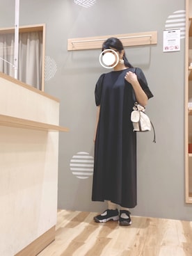 「Samansa Mos2 blue」｜「アイテム（その他）」を使った、344.☺︎さん（レディース・160cm）の夏コーディネート