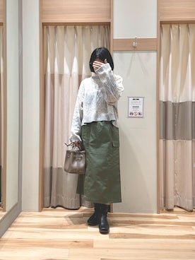 「いいね&フォロー よろしくお願いします☺︎」｜「アイテム（ブーツ）」を使った、344.☺︎さん（レディース・160cm）の冬コーディネート
