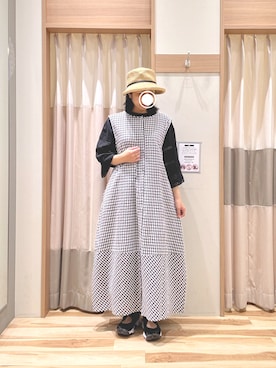 「いいね&フォロー よろしくお願いします☺︎」｜「アイテム（ワンピース/ドレス）」を使った、344.☺︎さん（レディース・160cm）の夏コーディネート