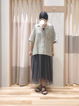 「夏×秋」｜344.☺︎さん（レディース・160cm）の夏コーディネート