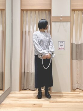 「いいね&フォロー よろしくお願いします☺︎」｜「アイテム（ブーツ）」を使った、344.☺︎さん（レディース・160cm）の冬コーディネート