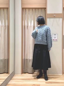「いいね&フォロー よろしくお願いします☺︎」｜「アイテム（ブーツ）」を使った、344.☺︎さん（レディース・160cm）の冬コーディネート