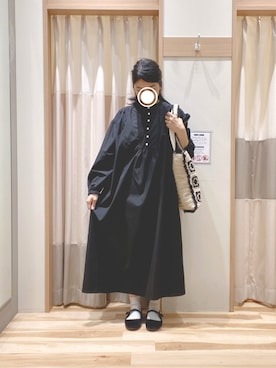 「いいね&フォロー よろしくお願いします☺︎」｜「アイテム（ワンピース/ドレス）」を使った、344.☺︎さん（レディース・160cm）の秋コーディネート