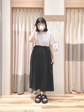 「いいね&フォロー よろしくお願いします☺︎」｜「アイテム（ワンピース/ドレス）」を使った、344.☺︎さん（レディース・160cm）の夏コーディネート