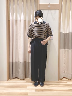 「Samansa Mos2 blue」｜「アイテム（その他シューズ）」を使った、344.☺︎さん（レディース・160cm）の夏コーディネート