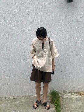 「ワントーンスタイル」｜𝐌𝐞𝐠𝐮𝐦𝐢さん（レディース・150cm）の秋コーディネート