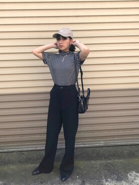 「coordinate」｜「アイテム（スラックス）」を使った、𝐌𝐞𝐠𝐮𝐦𝐢さん（レディース・150cm）の秋コーディネート