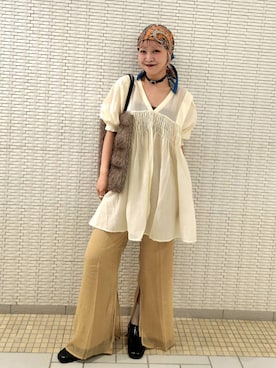 「アイテム（財布/小物）」を使った、sayakaさん（レディース・161cm）の夏コーディネート