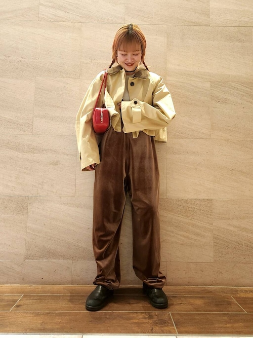 セール】2WAYベロアオールインワン（サロペット/オーバーオール）｜KBF