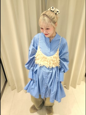 「アイテム（その他トップス）」を使った、sayakaさん（レディース・161cm・20代）の秋コーディネート