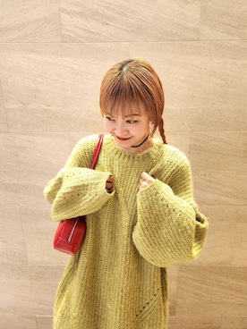 「KBF（ケイビーエフ）のカバーデザインロングブーツ（ブーツ）」を使った、sayakaさん（レディース・161cm）の冬コーディネート