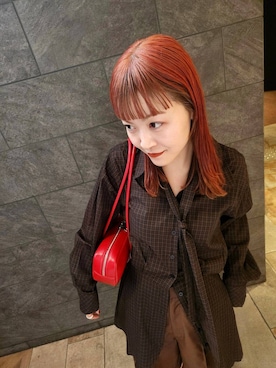 「KBF（ケイビーエフ）のカバーデザインロングブーツ（ブーツ）」を使った、sayakaさん（レディース・161cm）の冬コーディネート