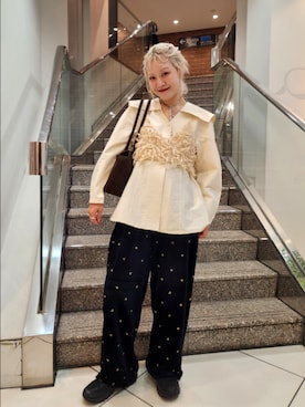 「アイテム（その他トップス）」を使った、sayakaさん（レディース・161cm・20代）の秋コーディネート