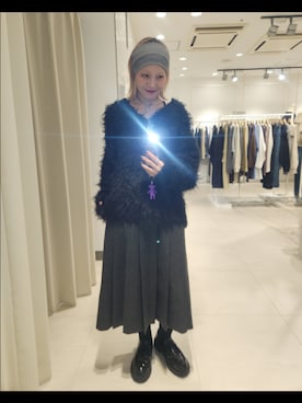 「アイテム（ヘアバンド）」を使った、sayakaさん（レディース・161cm）の秋コーディネート