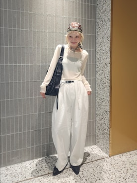 「KBF（ケイビーエフ）のアイテム」を使った、sayakaさん（レディース・161cm）の秋コーディネート