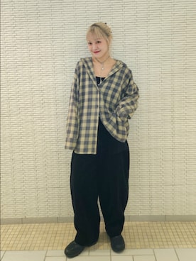 「アイテム（イエロー系）」を使った、sayakaさん（レディース・161cm・30代）の秋コーディネート