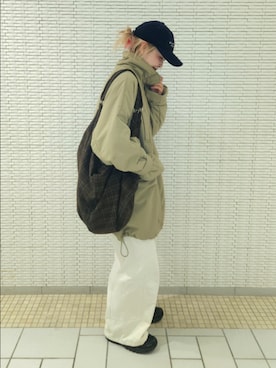 「アイテム（バッグ）」を使った、sayakaさん（レディース・161cm・30代）の冬コーディネート