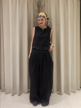 「KBF（ケイビーエフ）のアイテム（ジャケット/アウター）」を使った、sayakaさん（レディース・161cm）の夏コーディネート