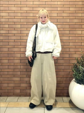 「アイテム（トートバッグ）」を使った、sayakaさん（レディース・161cm・30代）の秋コーディネート