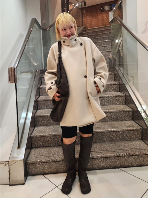 セール】BIGカラーミドルコート（その他アウター）｜KBF（ケイビーエフ