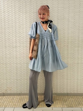 「アイテム（その他シューズ）」を使った、sayakaさん（レディース・161cm）の夏コーディネート