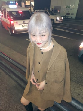 「アイテム（ジャケット/アウター）」を使った、sayakaさん（レディース・161cm・30代）の秋コーディネート