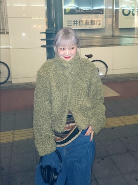 「アイテム（その他アウター）」を使った、sayakaさん（レディース・161cm・30代）の秋コーディネート