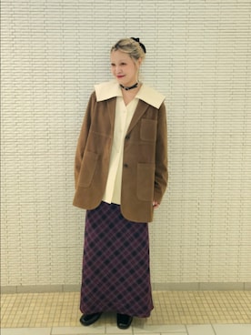 「アイテム（その他シューズ）」を使った、sayakaさん（レディース・161cm）の秋コーディネート