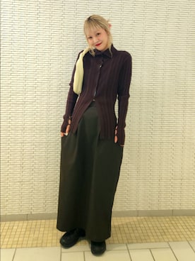 sayakaさん（レディース・161cm）の冬コーディネート