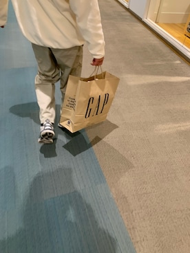 「GAP（ギャップ）のアイテム（その他）」を使った、MiE()さん（メンズ・174cm）の秋コーディネート