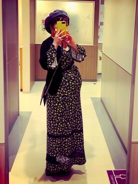 「臨月コーデ」｜はひふ~さん（レディース・165cm）の秋コーディネート