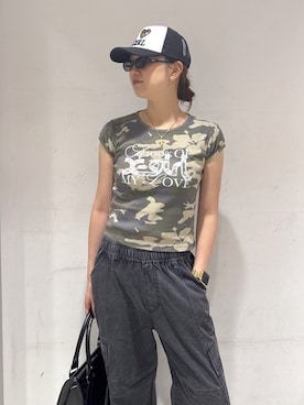 江川史唯さん(レディース・168cm)の夏コーディネート