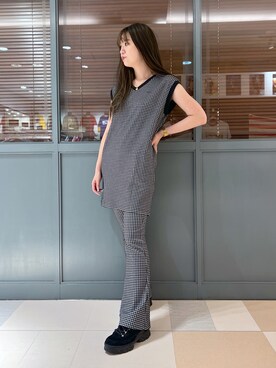 江川史唯さん（レディース・168cm）の夏コーディネート